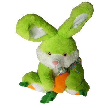 Jouet en peluche pour animaux coloré couleur vert